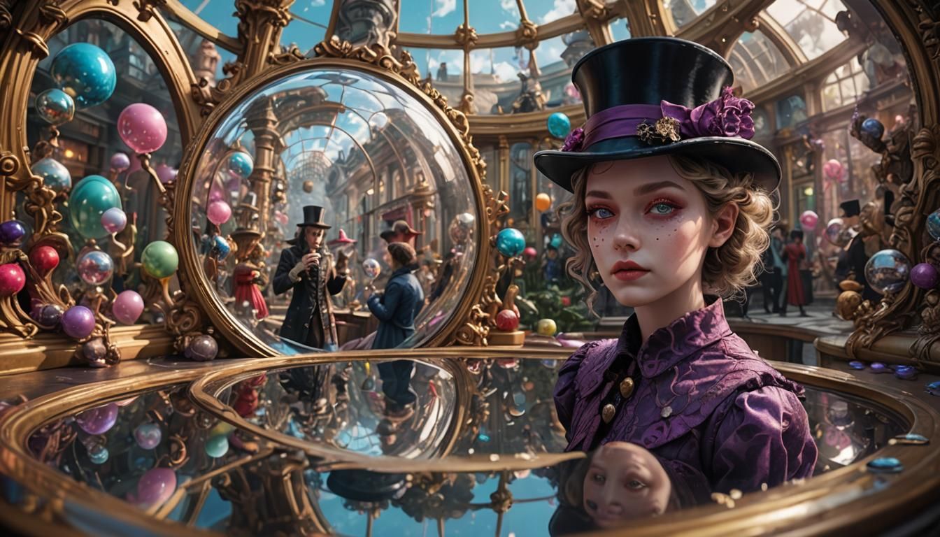 Surreal Reflections of Alternate Realities in Digital Art