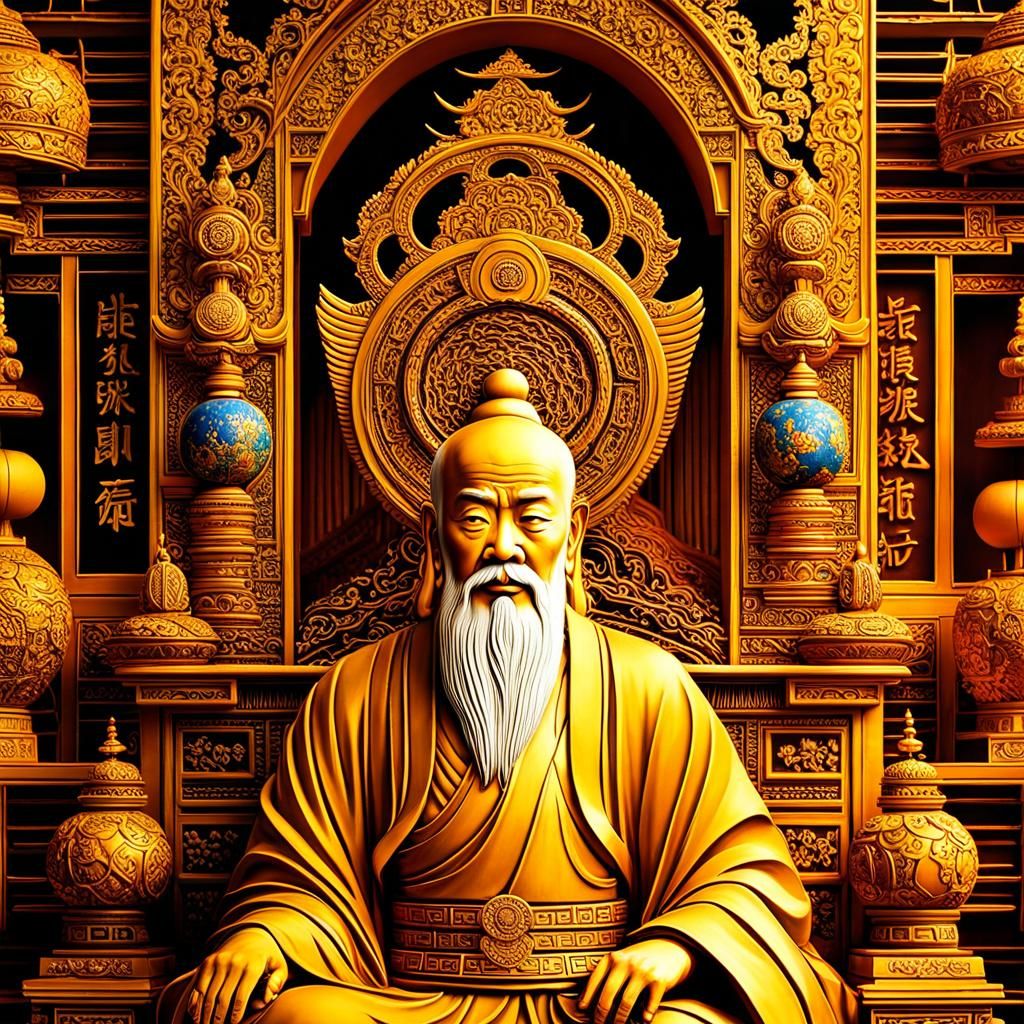 Laozi (老子), also known as Lao Tzu, is a legendary figure in Chinese culture, attributed with the authorship of the "Tao ...