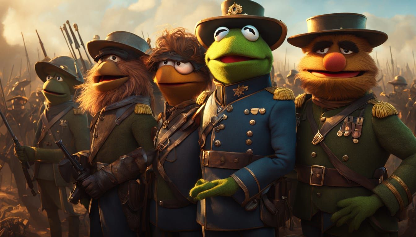 Muppet Union Generals in Battle