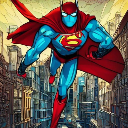 Henry Danger in Stained Glass Comic Book Style