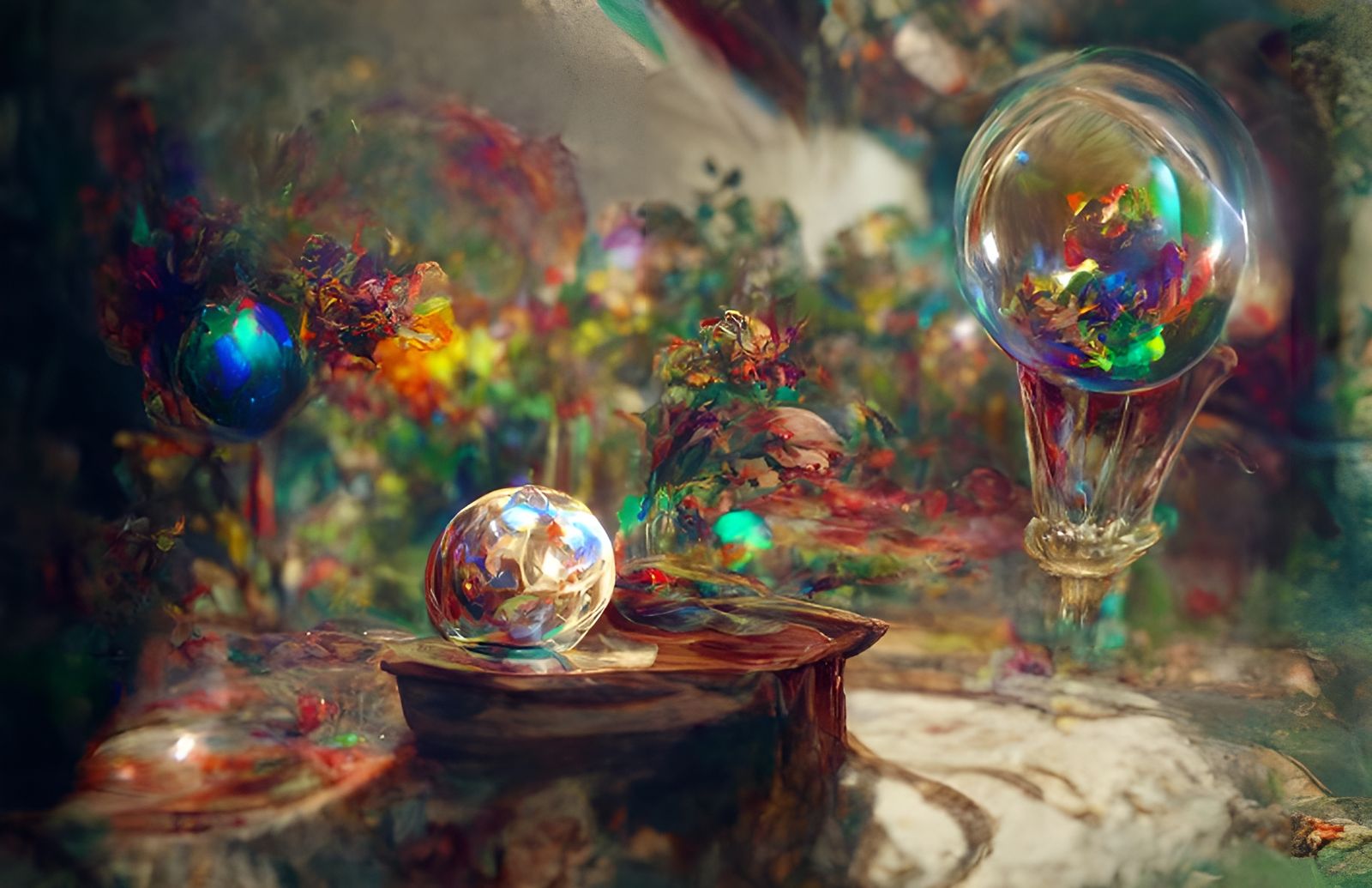 Contained Chaos: Magical Energy in Glass Orb