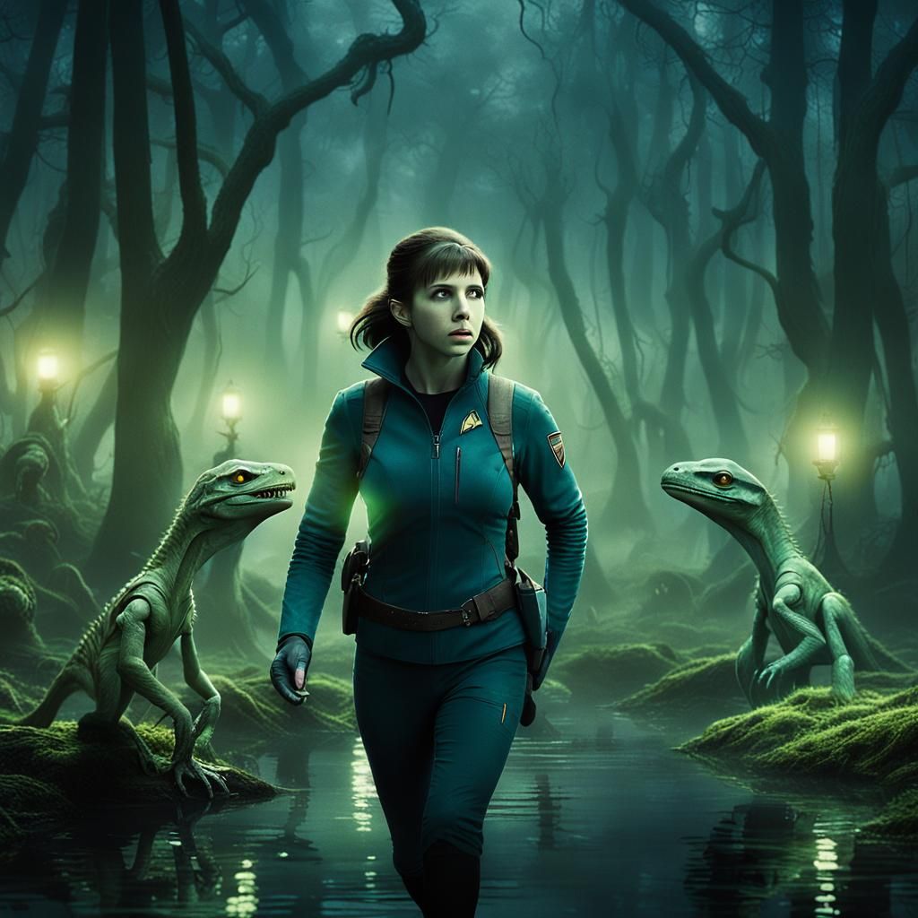 Anna Kendrick on Eerie Sci-Fi Swamp Planet