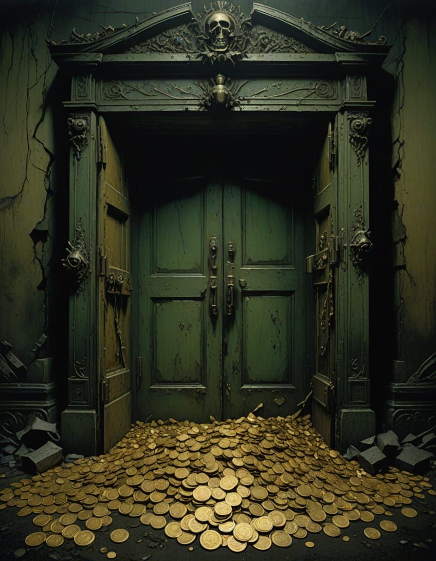 Treasured Hoard in Dark, Gothic Splendor