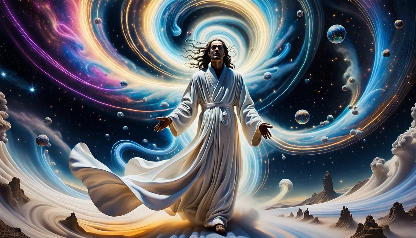 Cosmic Surrealism: A Spiritual Journey Through Space