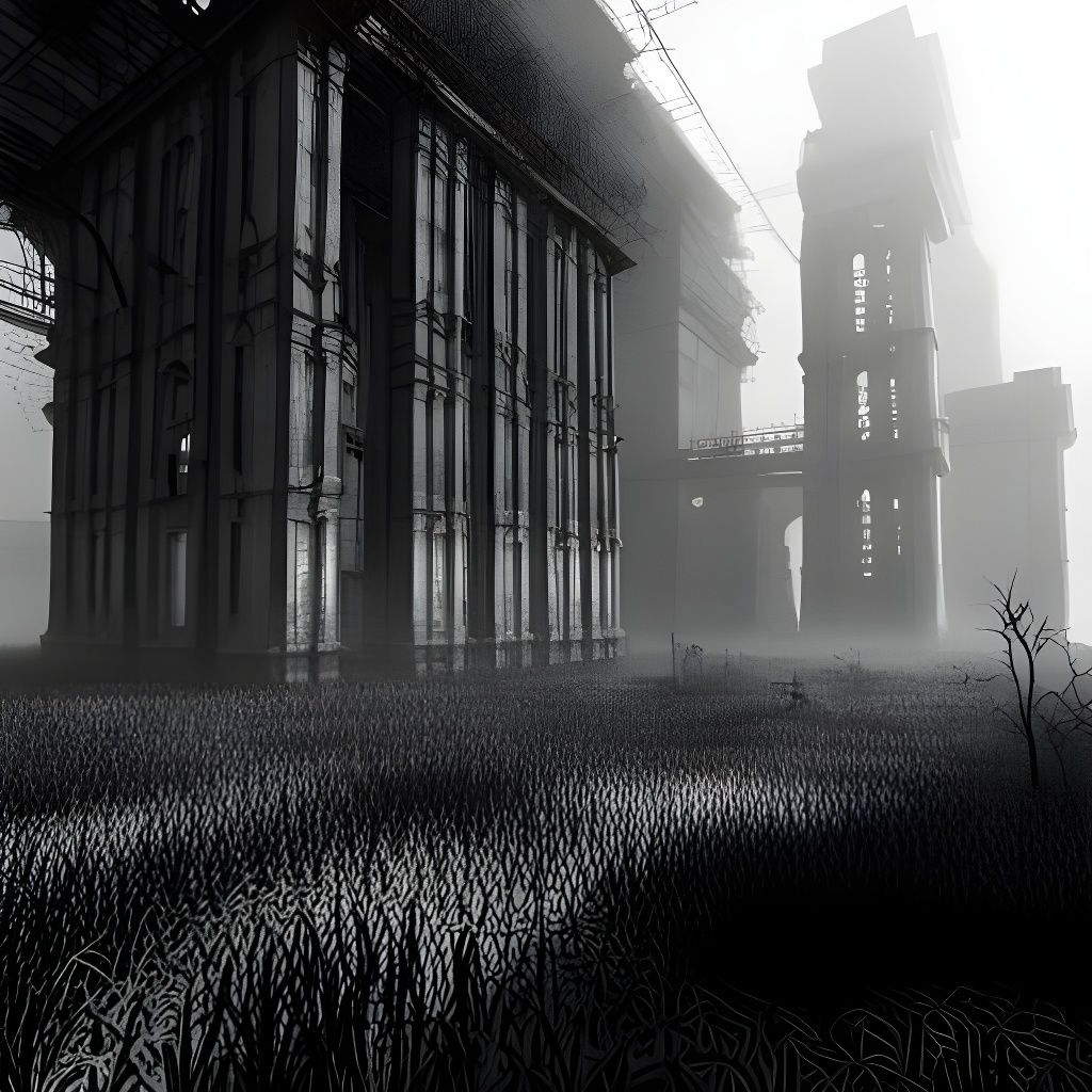 Mysterious Sci-Fi Ruins Engulfed by Jungle