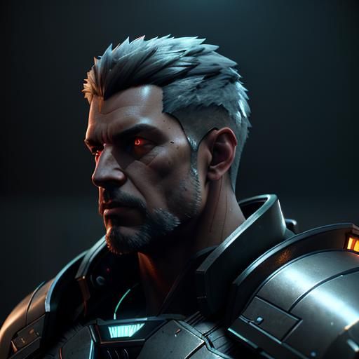 Football Boy Portrait in Dynamic Lighting, 8K Resolution