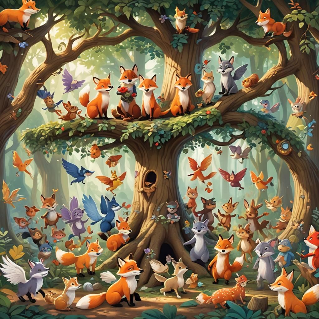 Enchanted Forest Celebration of Woodland Creatures