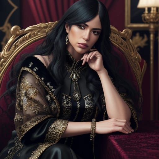 Surreal Velvet Sequin in High-End Fashion Still Life