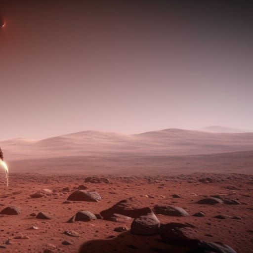Cosmonaut Witnesses Martian Solar Eclipse