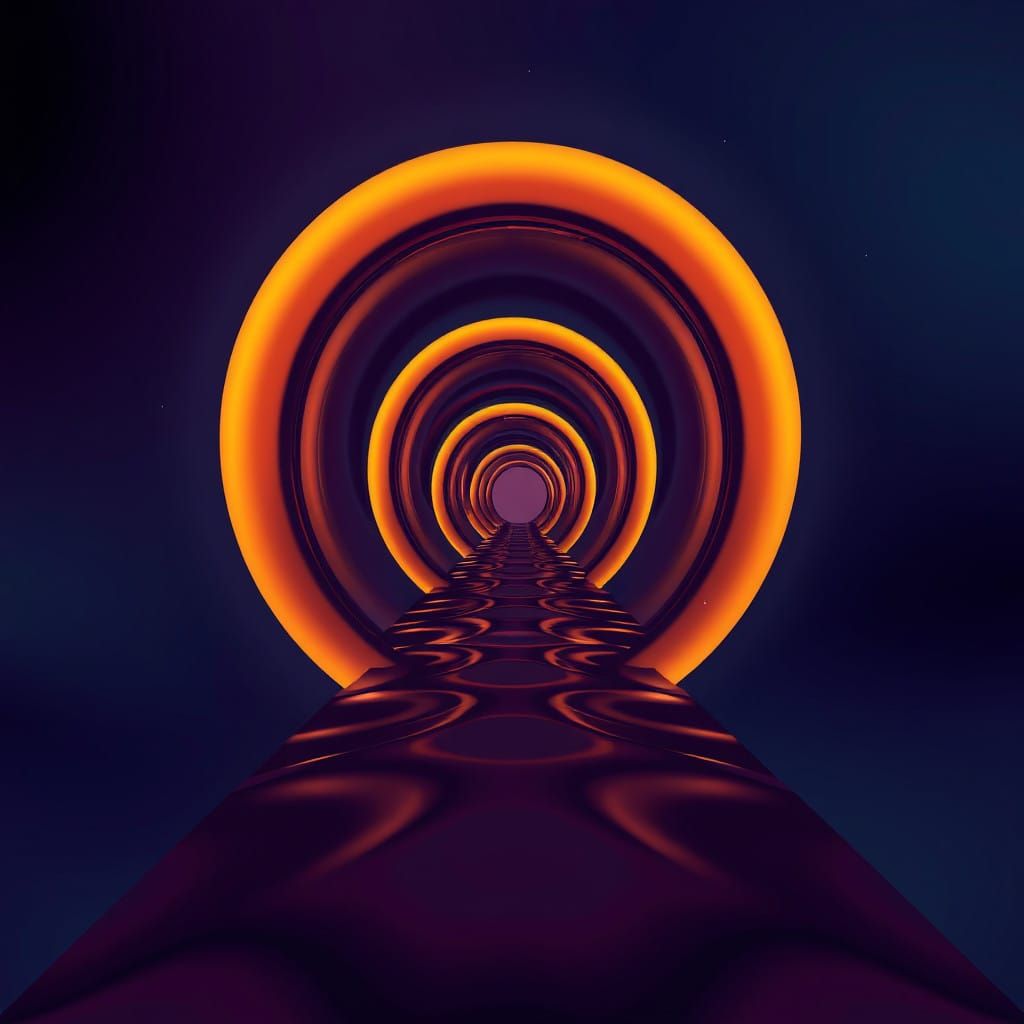 Infinity Mirror with Endless Reflections