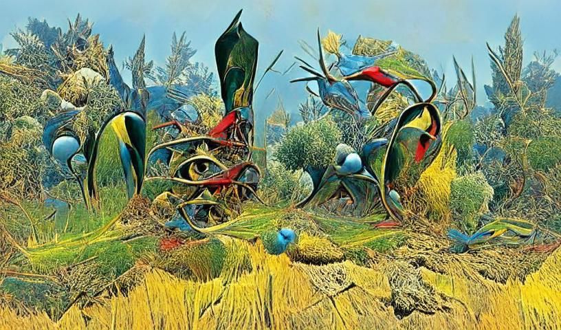 Nature's Dominance: A Max Ernst-Inspired Photoillustration