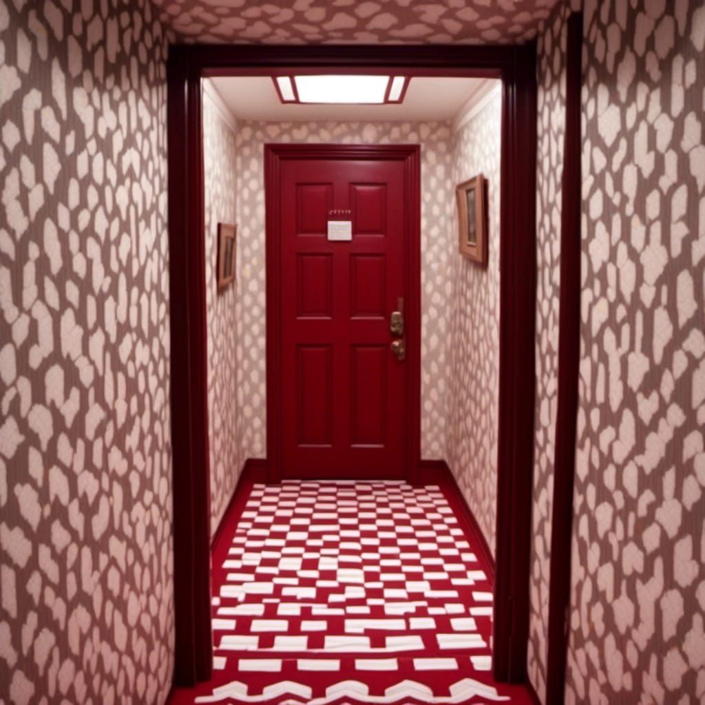 The Shining Door Scene: Illusional Interpretation