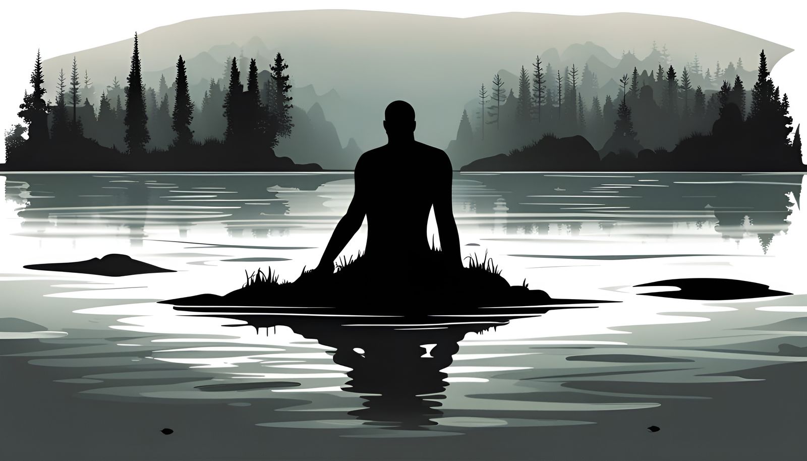 Sinister Silhouette: Dark Fantasy in Vector Art