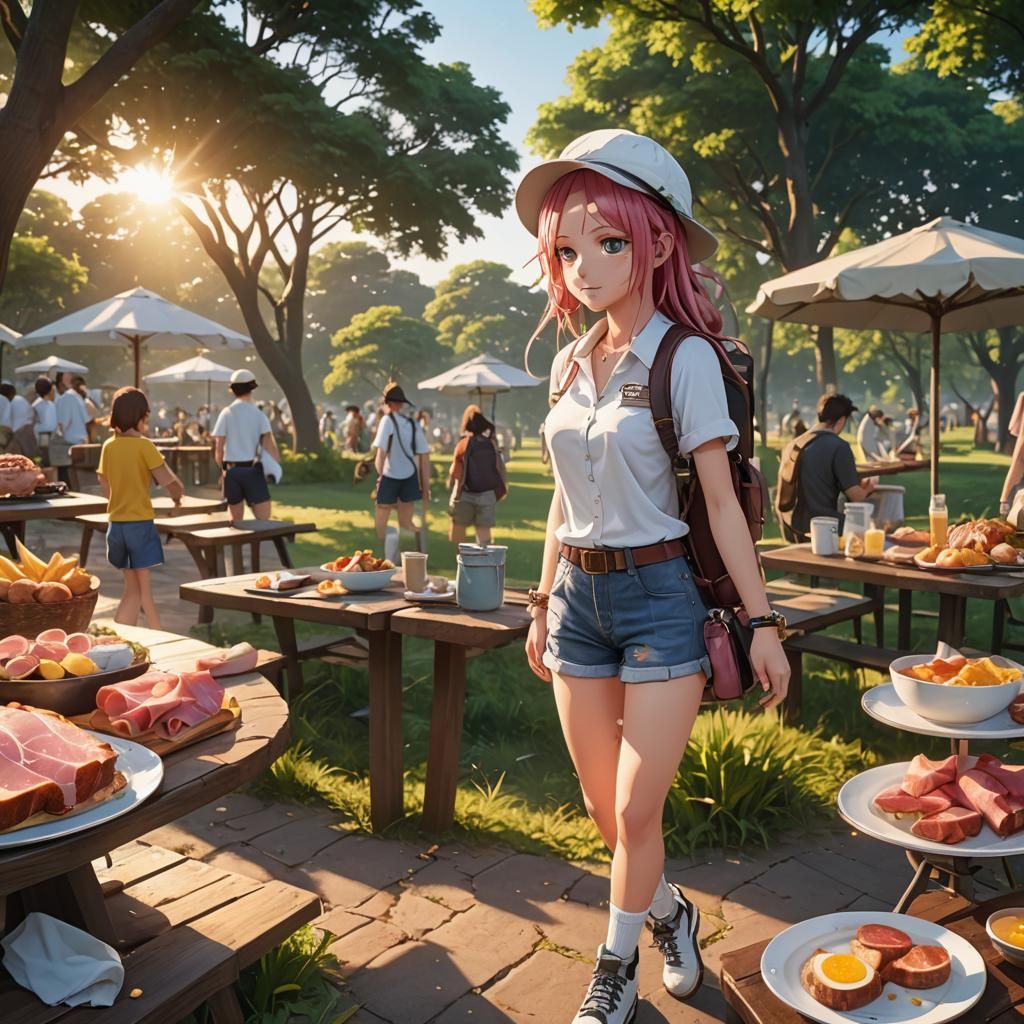 Jewelry Bonney at Sunrise: 3D Anime Art
