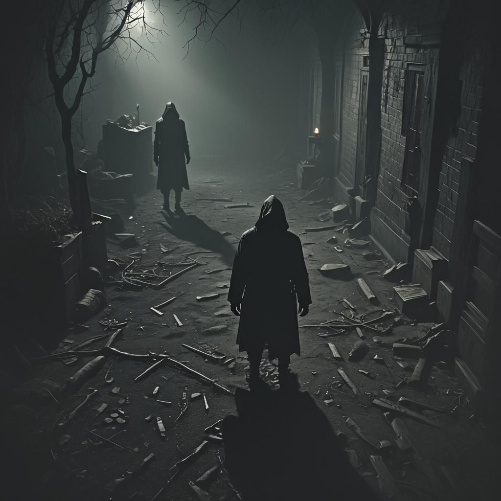 Surreal Dark Fantasy Scene in Greg Rutkowski Style