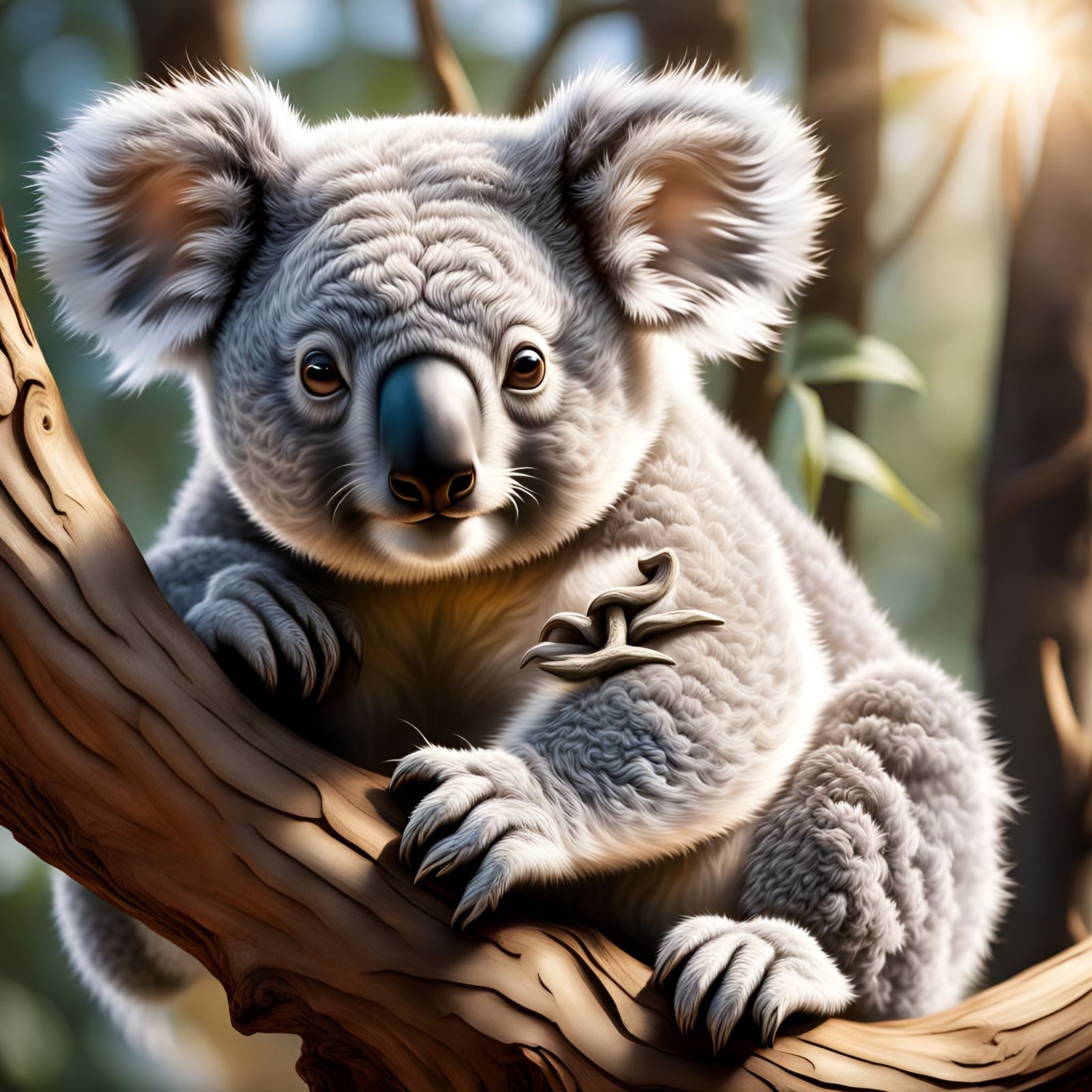 Cute koala
