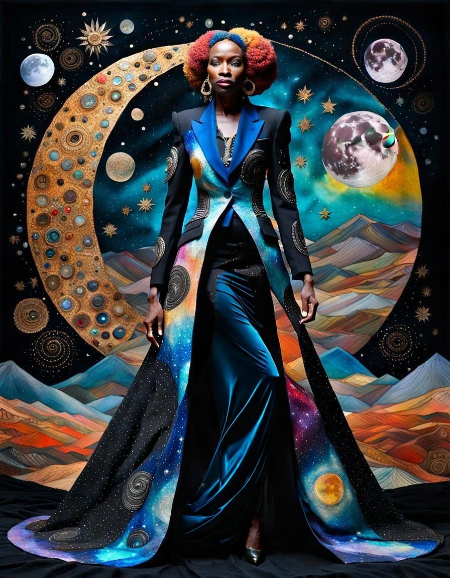 Elegant Draped Fabric in Assemblage Style