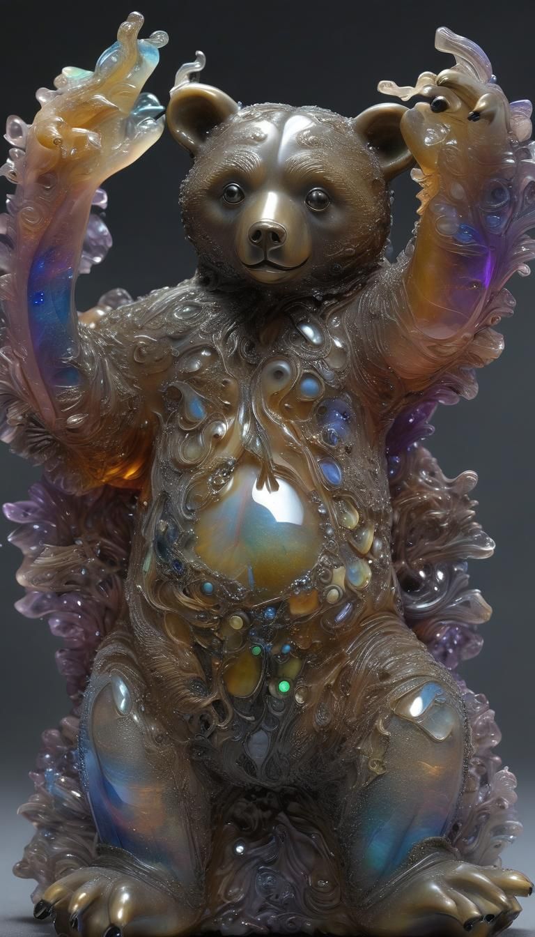 Spectrolite Opalescent Psychedelic Intricately Meticulously ...