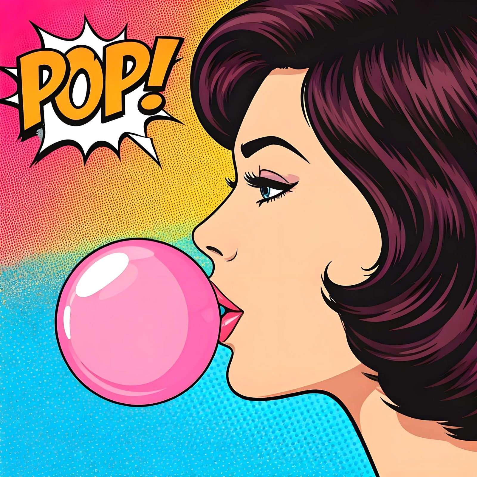 Roy Lichtenstein's Pop Art Bubblegum Inspiration