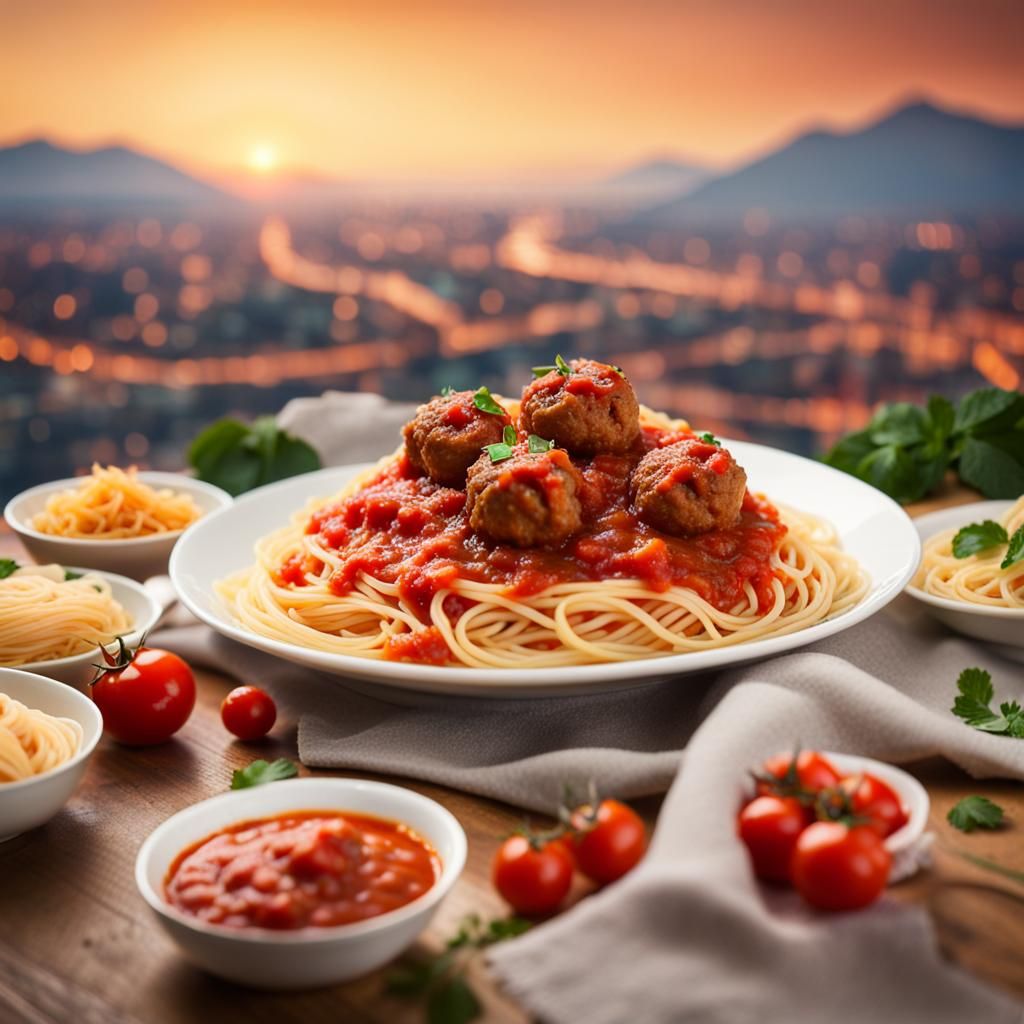 Spaghetti Lands with Meatball Mountains: Photography