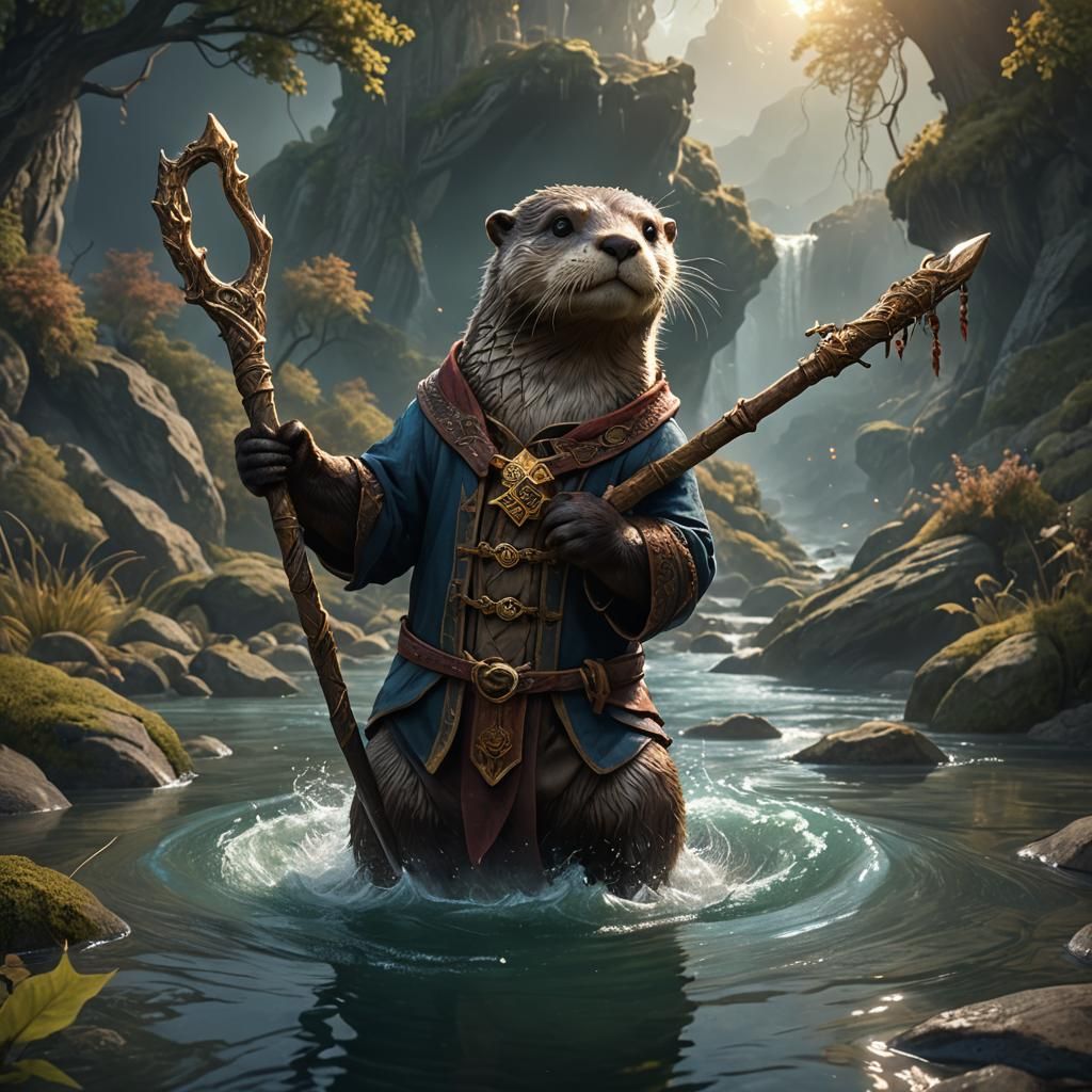Magical Otter Emerges for Epic Adventure