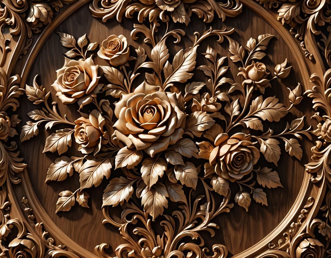 Rococo Boiserie wall panel