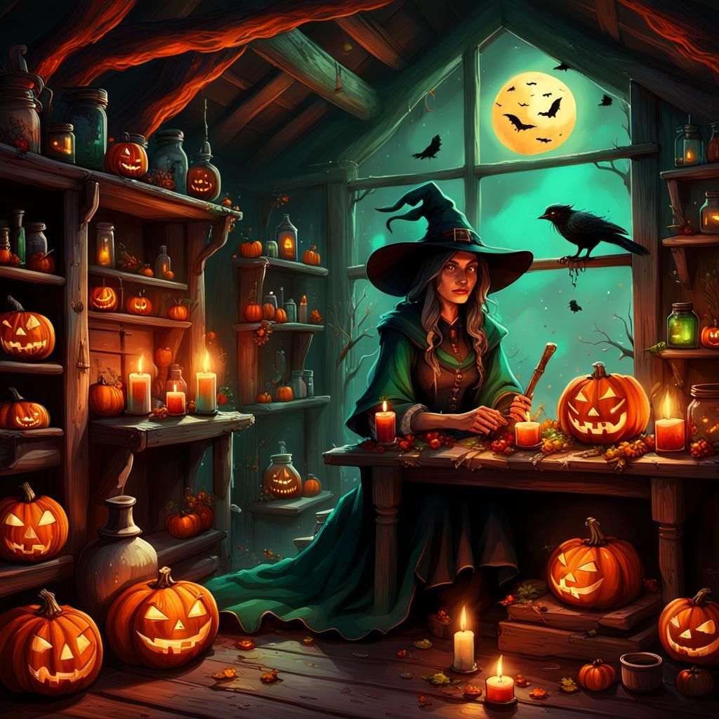 Witch Studying