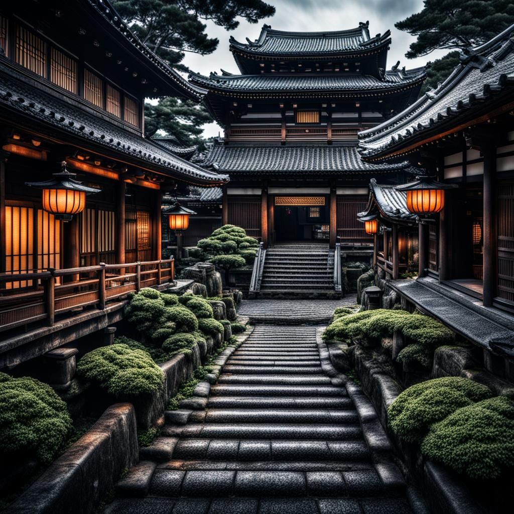 Hyperrealistic Japan Scene in High Definition