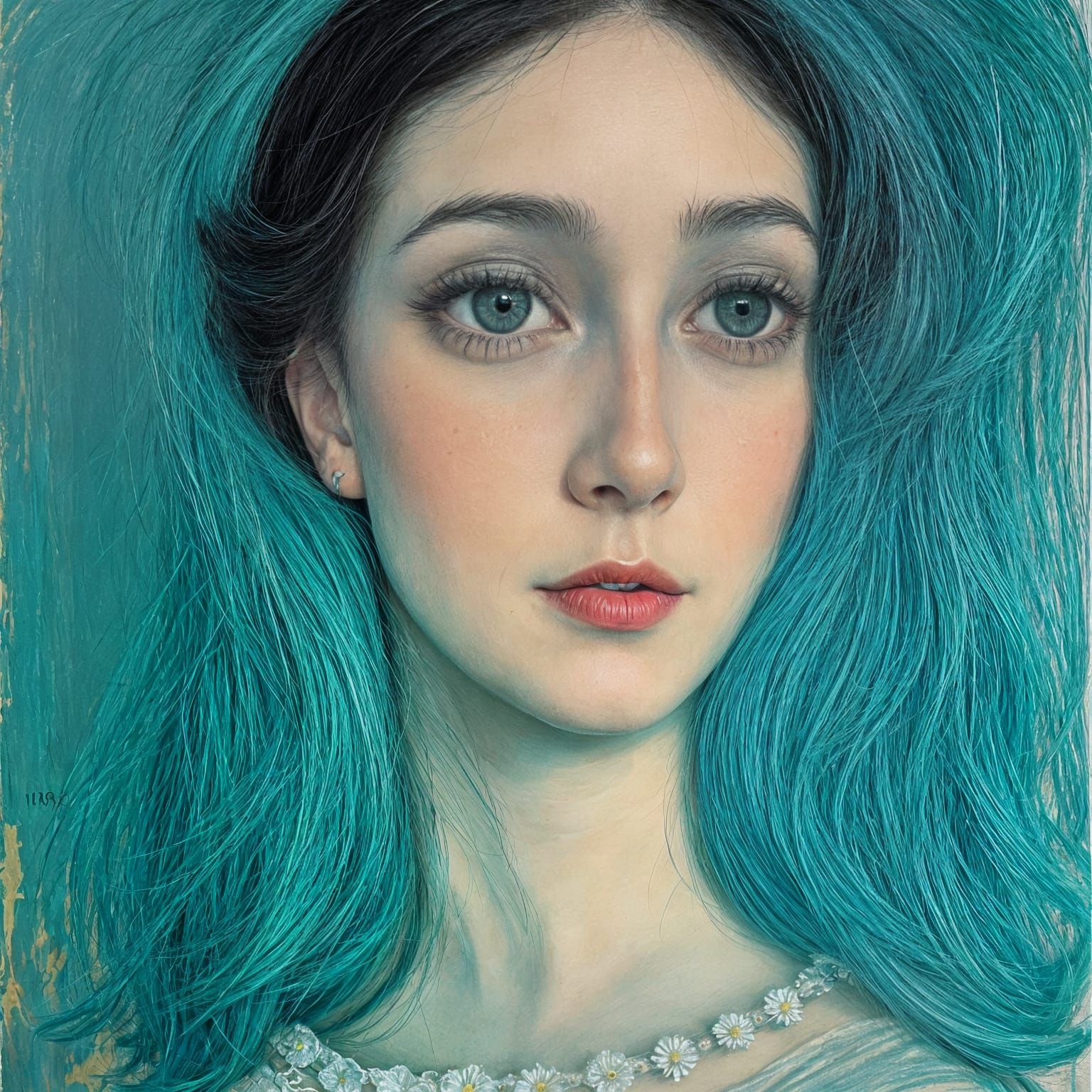 Ingeborg Stegemann Portrait: Surrealist Oil Painting