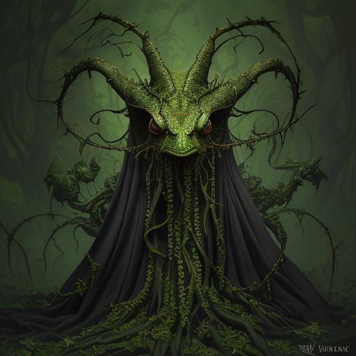 Twisted, Organic Dark Fantasy Creature