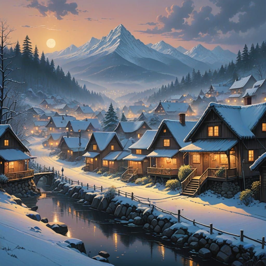 Whimsical Winter Wonderland in Shirakawago Village