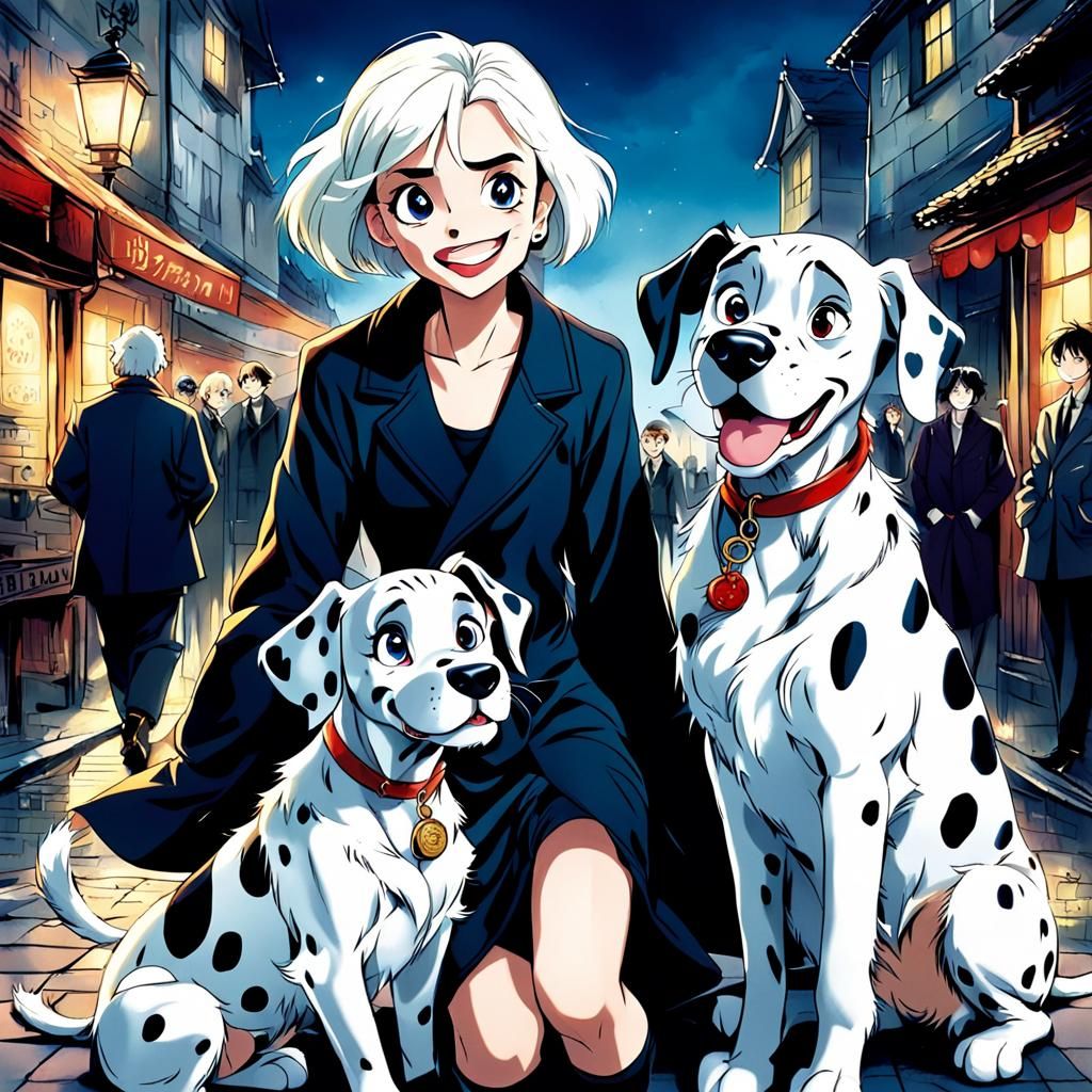101 Dalmatians in Anime Style