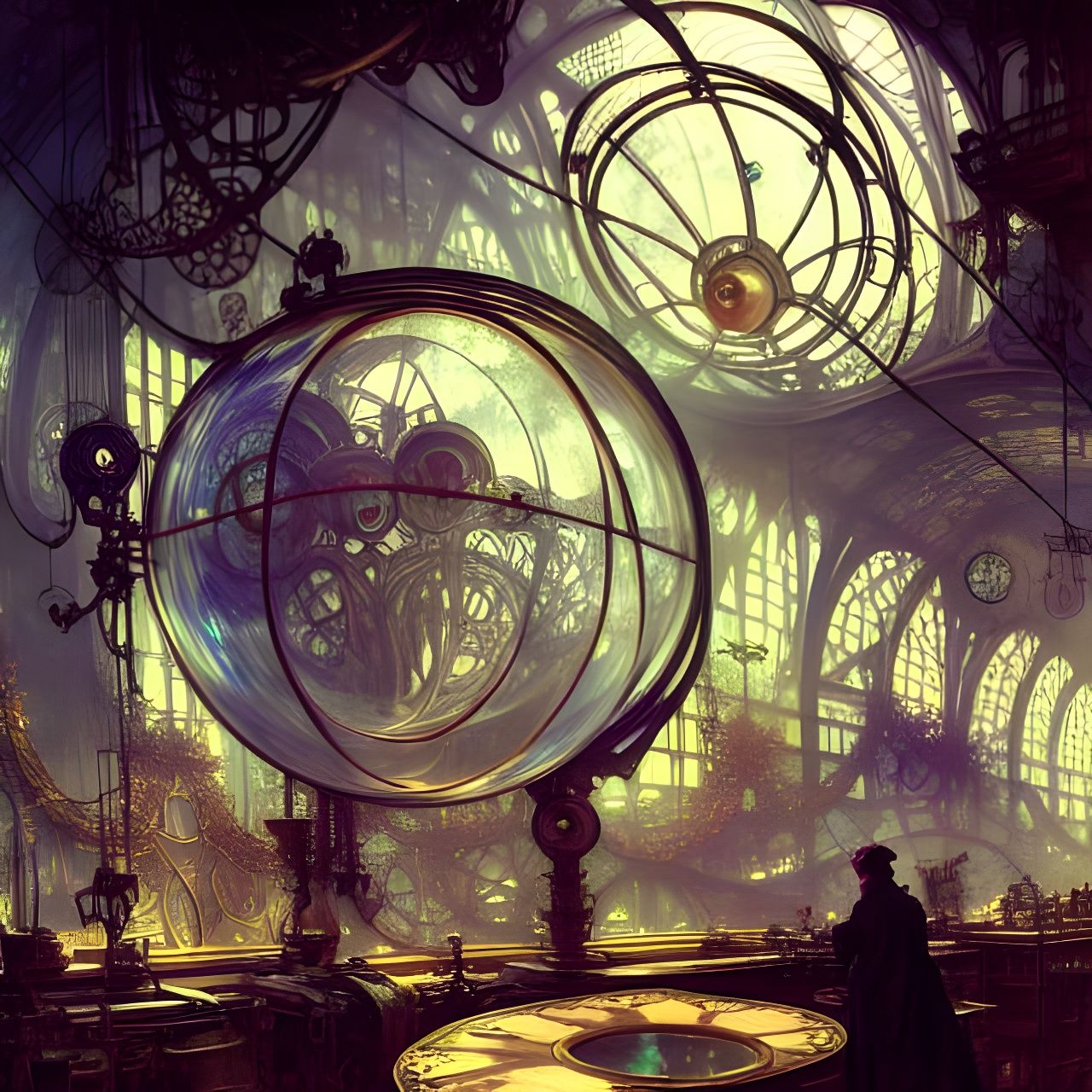 Inside a fantastical workshop