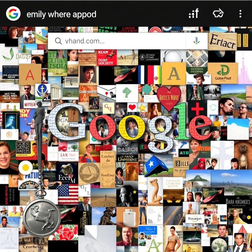 Cosmic Digital Collage in Vibrant Neon Hues