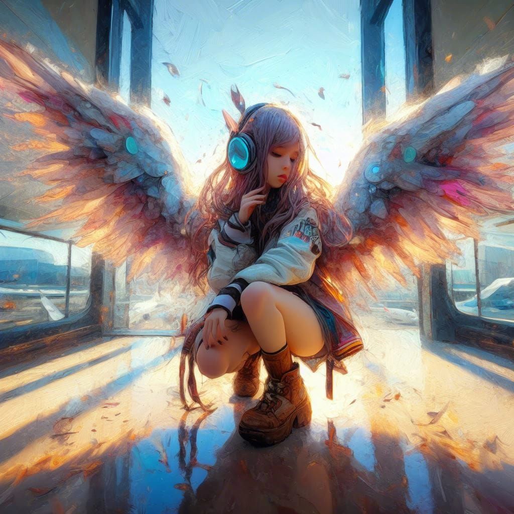 Abstract AI Image of Air