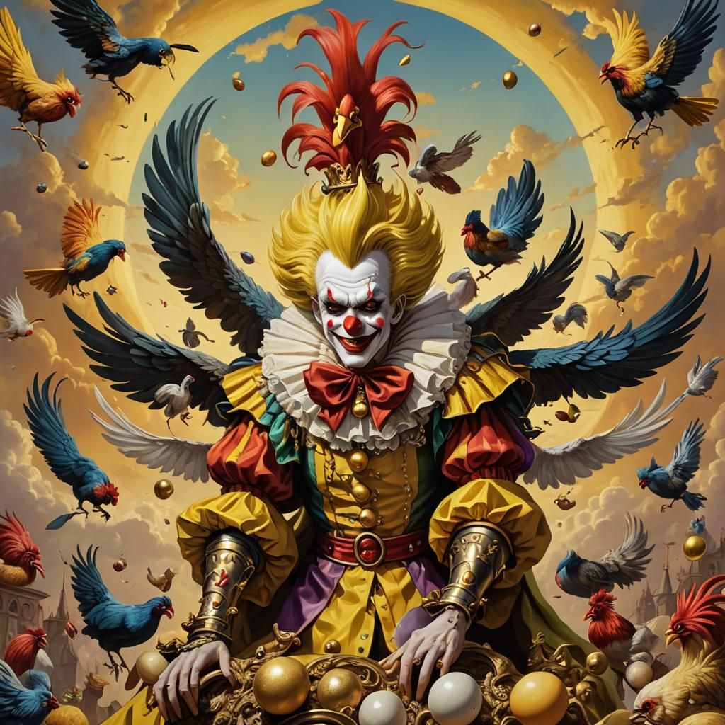 Kefka: Jester, Emperor, Rooster