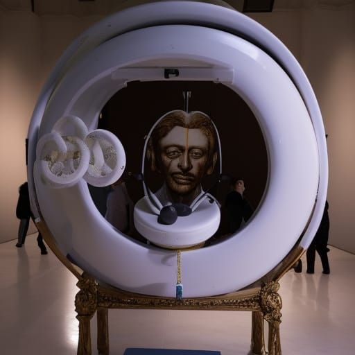 Surreal Gum Sculptors in Guggenheim Museum Style