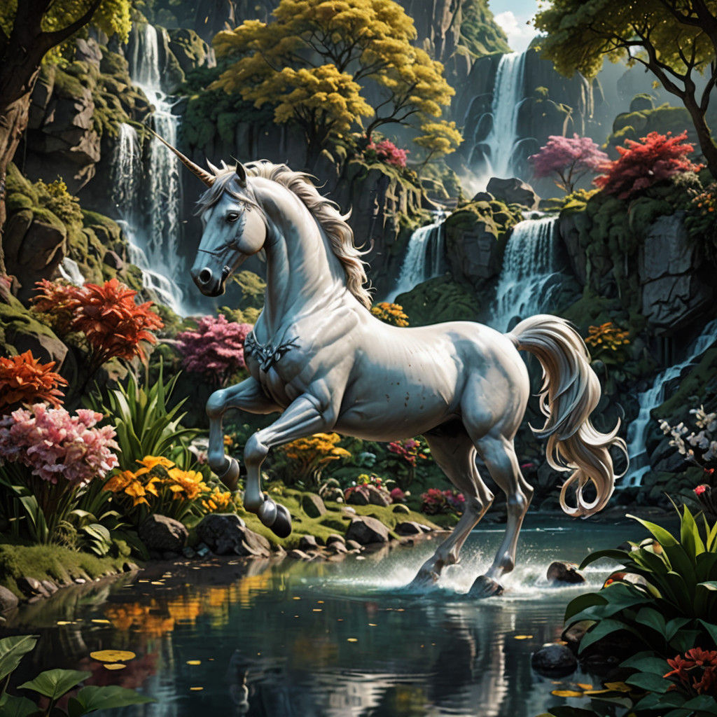 Ethereal Pegasus in Candyland