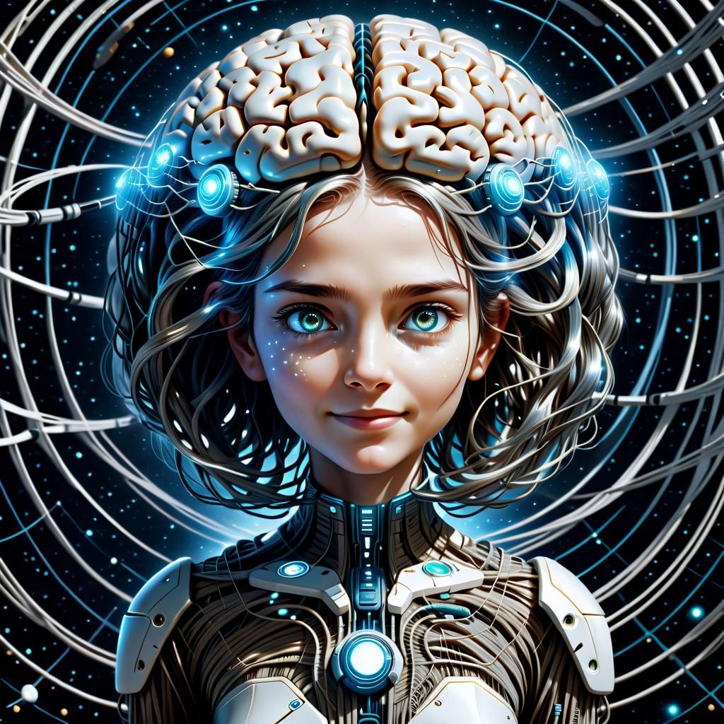 Living Computer Among Strings of Code: Fantasy Core Art