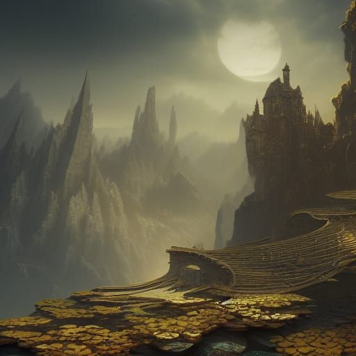 Detailed Pen in Fantasy Concept Art