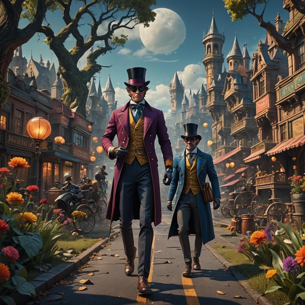 Dandy Highwayman in Detailed Fantasy Art