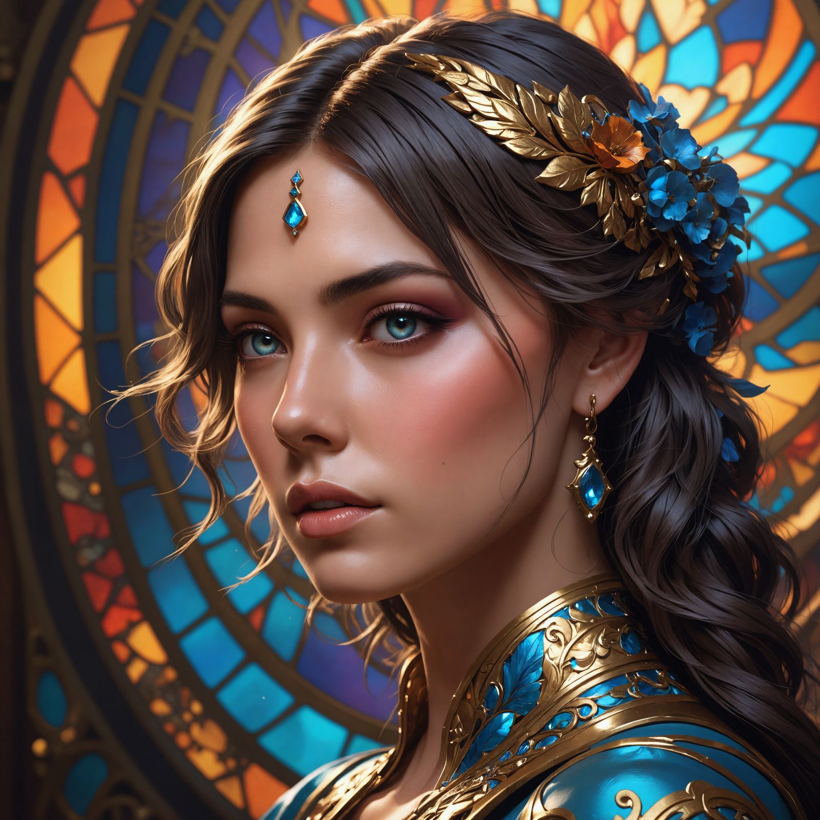 Hyperrealistic Dark Fantasy Portrait in 8K Concept Art Style