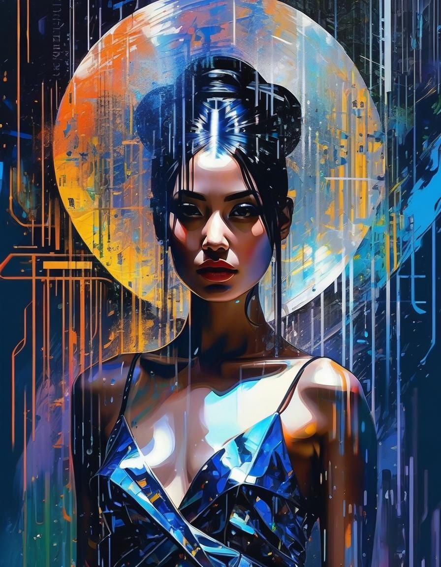 Moonlit Expression: Hyperdetailed Painterly SpeedPaint