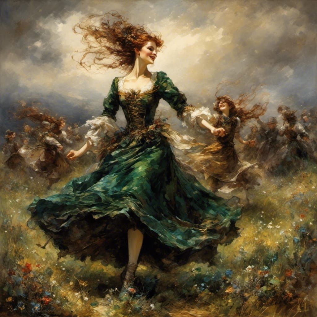 Joyful Dancer Expressing Happiness