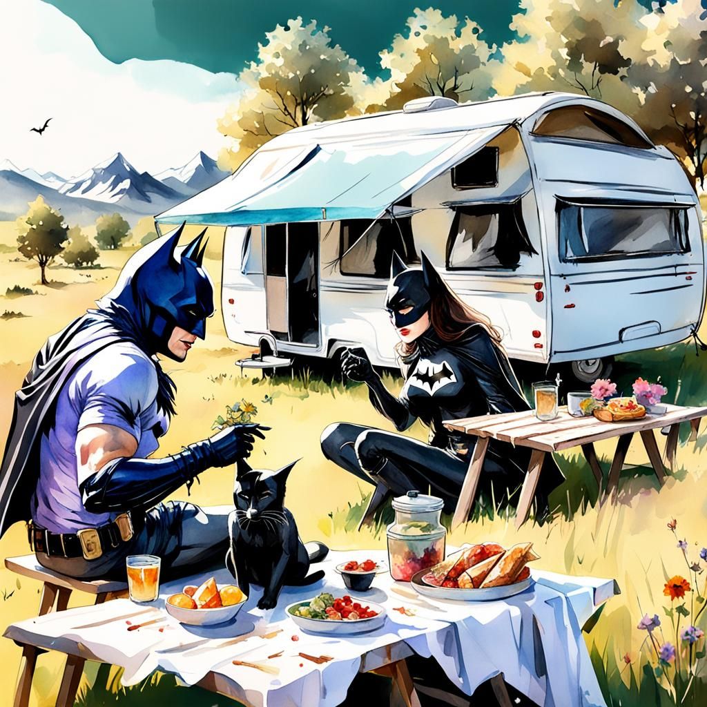 Superheroes on Vacation