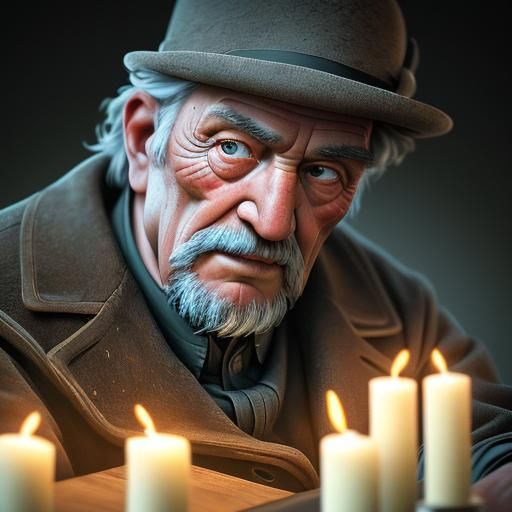 Ambient Portrait Evokes Intricate Detail