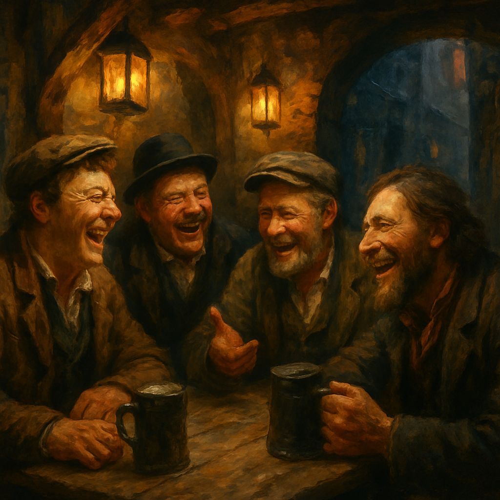 1890s London Tavern Scene: Working Class Camaraderie