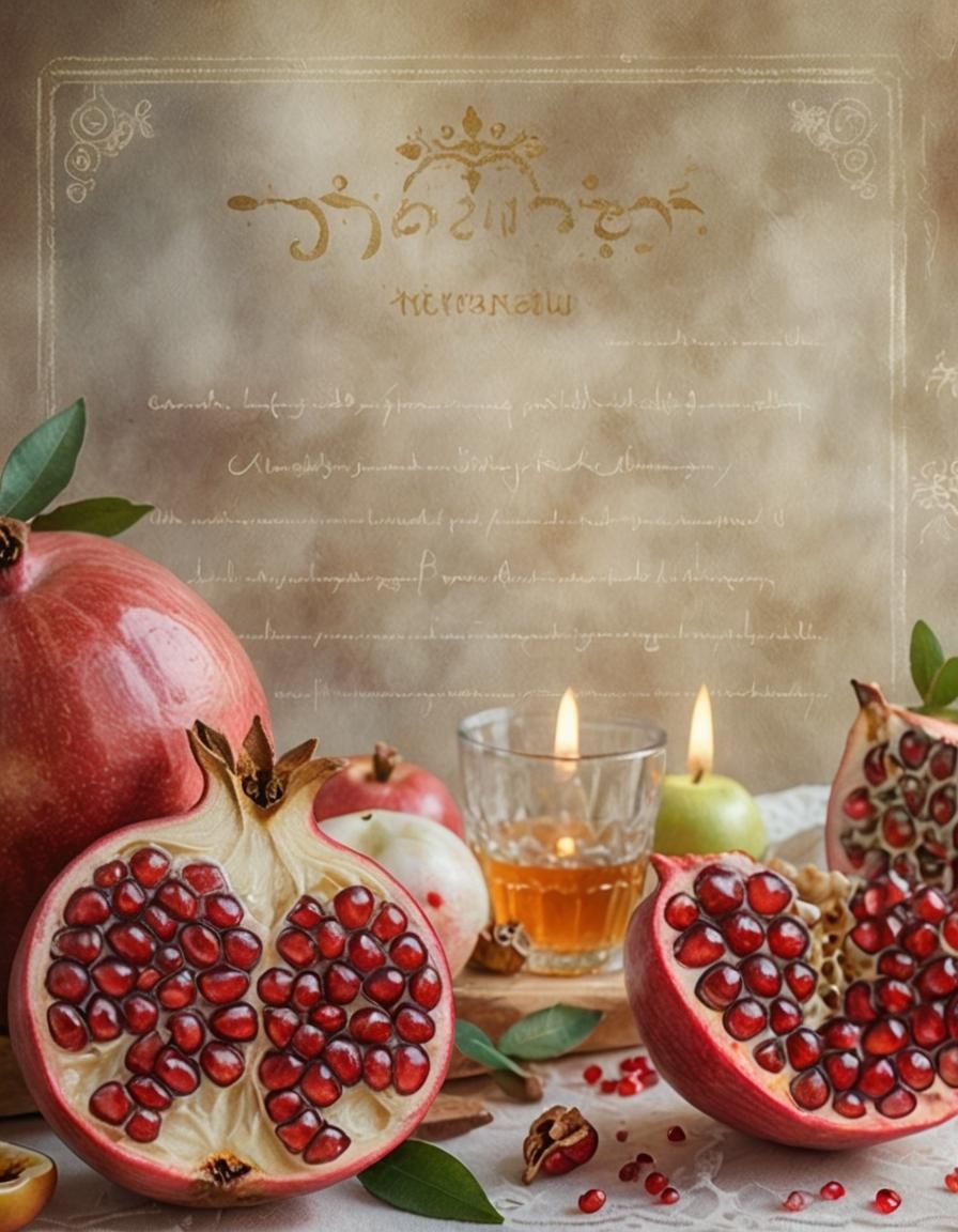 Ethereal Still Life with Postcard and Fruit