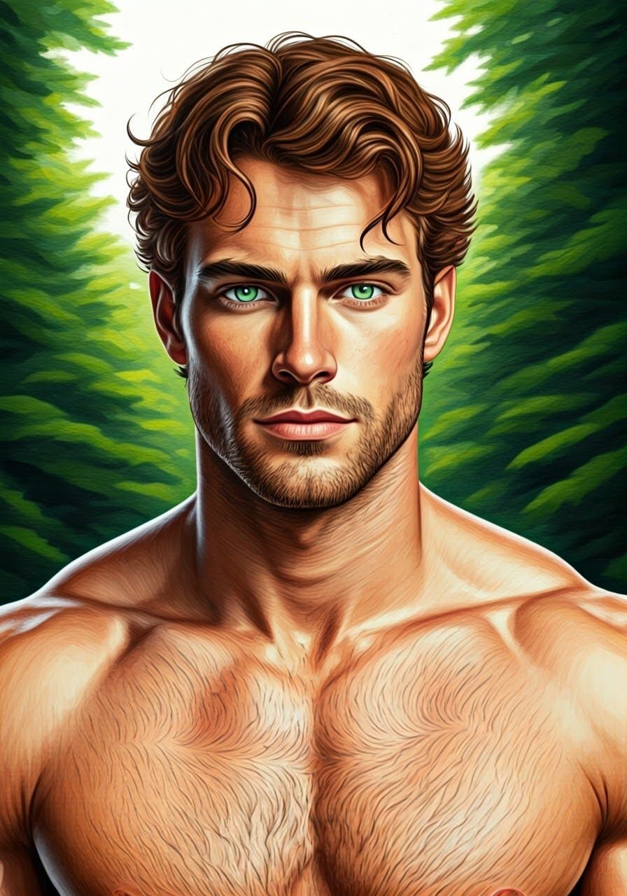 Hyper-Realistic Colored Pencil Portrait of a Handsome Young ...