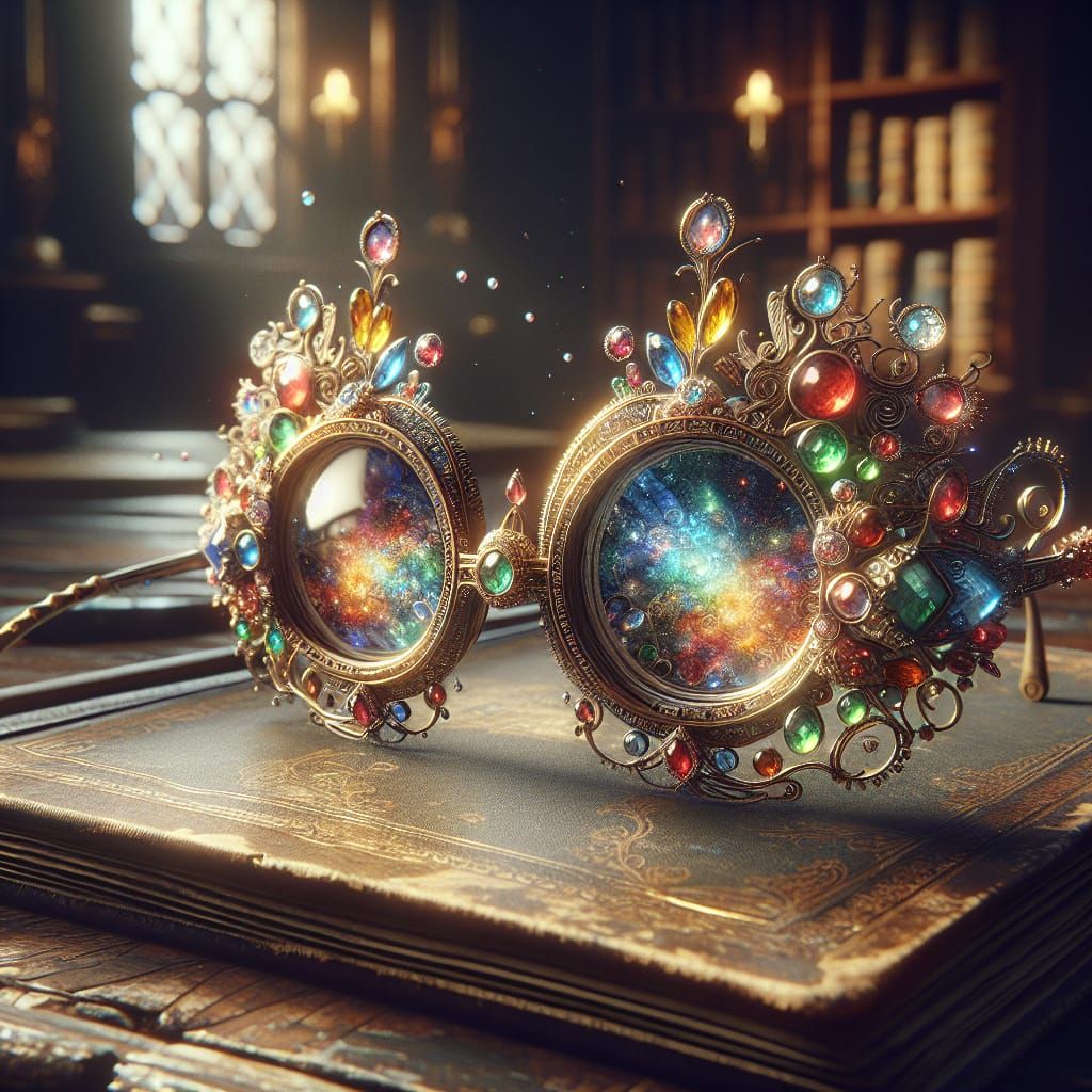 Fantasy Reading Glasses Reveal a Magical World